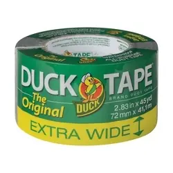Duck The Original 241641 Duct Tape, 45 yd L, 2.83 in W, Silver
