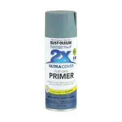 RUST-OLEUM PAINTER‘S Touch 249088 Spray Primer, Flat, Gray, 12 oz, Aerosol Can