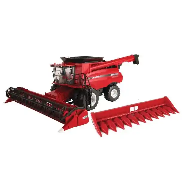 Ertl Big Farm Case IH 8240 Combine with Grain Head & Corn Head Set 1 16 Scale
