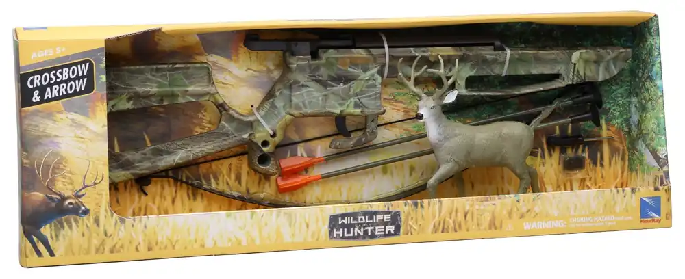 New Ray Deer Camo Crossbow with Deer Set