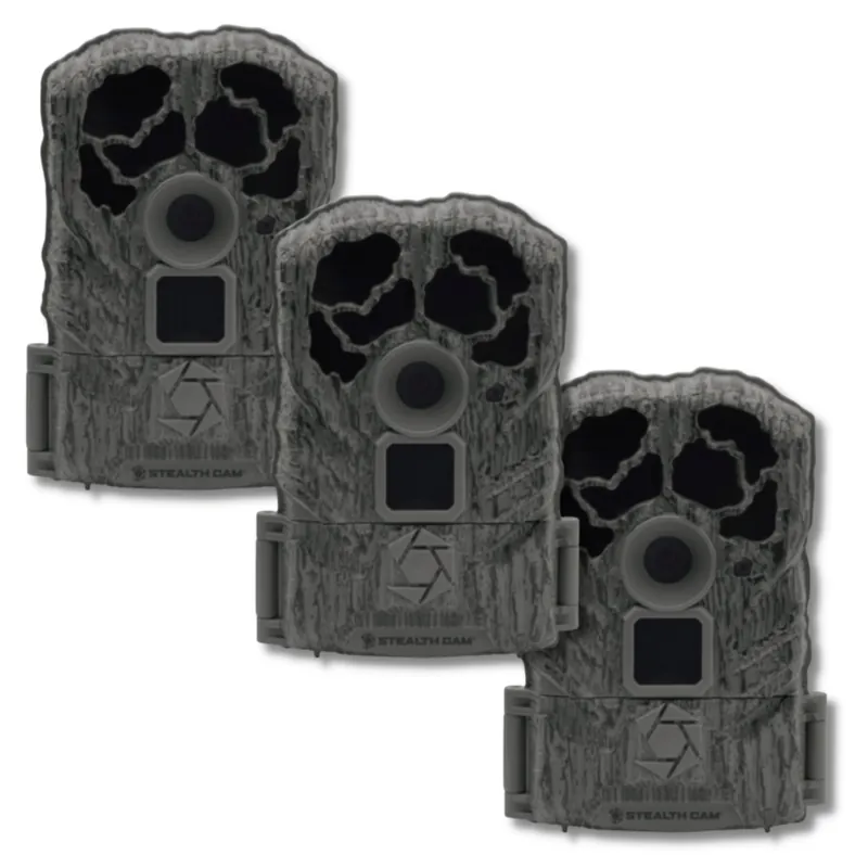 Stealth Cam Triple Browtine 16MP Infrared Trail Camera - 3 Pack STC-BT16K-3PK