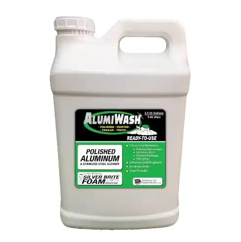 Dakota Ag Innovations AlumiWash Ready to Use (Silver Brite Plus MX) Polished Aluminum - 2.5 Gallon