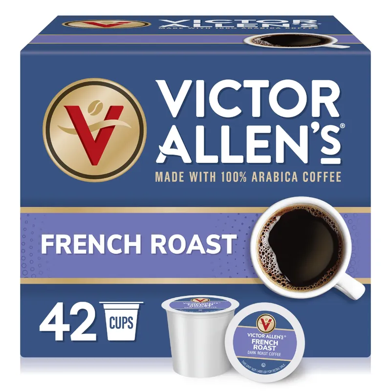 Victor Allen 42 K-Cups French Roast Single Serve Coffee Pods