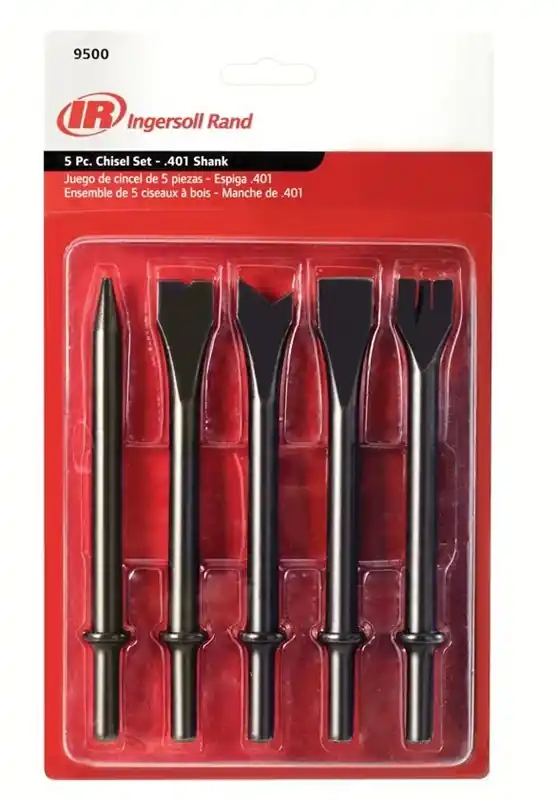 Ingersoll Rand Edge Series™ 7" Hammer Chisel 5-Piece Set, 9500
