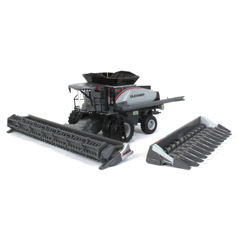 SpecCast Gleaner S98 Dual Wheeled Combine With Corn And Grain Heads Toy 1 64 Scale