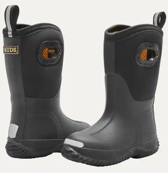 Noble Outfitters Kids/Youth MUDS High Black Boot