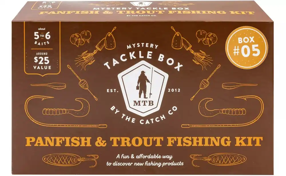 The Catch Co. Mystery Tackle Box - Panfish and Trout Fishing Kit