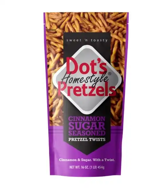 Dot‘s Homestyle Pretzels - Cinnamon Sugar Flavor - 16 oz.