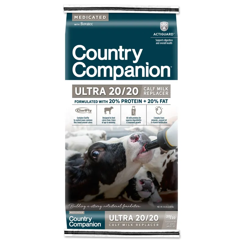Country Companion Ultra 20/20 Calf Milk Replacer - 50 lbs.
