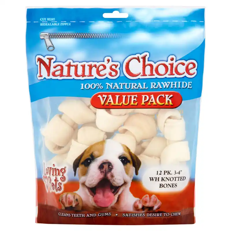 Nature‘s Choice 100% Natural Rawhide Value Pack