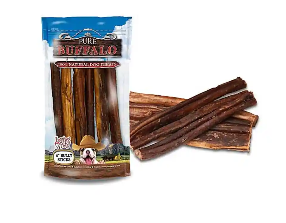 Pure Buffalo Bully Sticks 6 pack