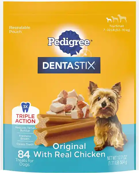 Pedigree Dentastix Dental Treats Original Flavor Mini Dental Bones 84 Count