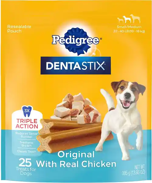 Pedigree Dentastix Dental Treats Original Flavor Small & Medium Dental Bones