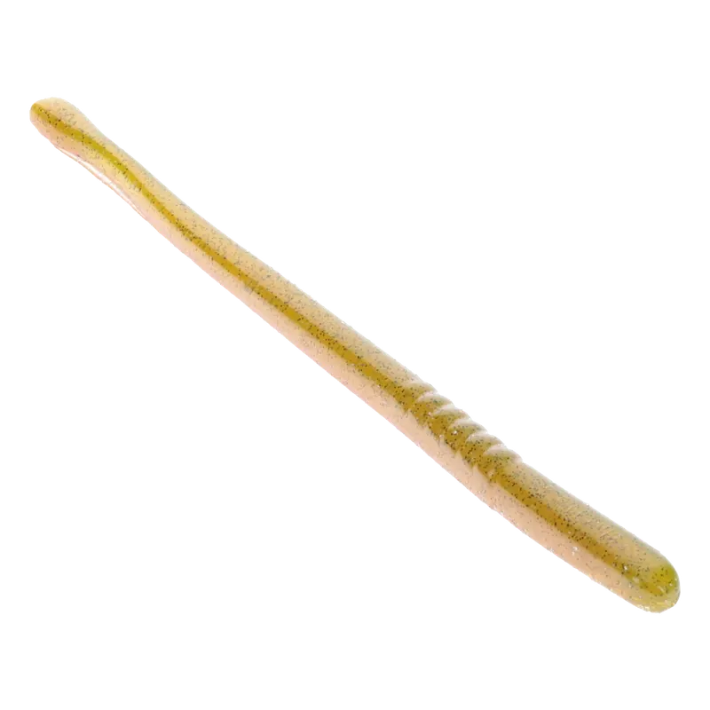 Strike King 6" Filler Worm Fishing Lure 10 Pack - Dirt