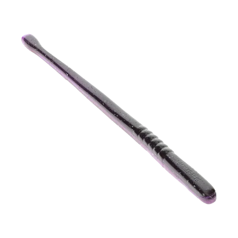 Strike King 6" Filler Worm Fishing Lure 10 Pack - Blackberry Jam