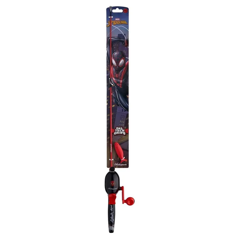 Shakespeare Marvel Miles Morales Beginner Combo Fishing Kit