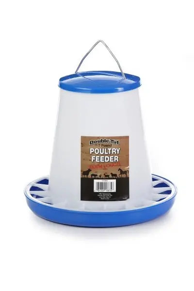 Double-Tuf 7 lb. Plastic Poultry Feeder