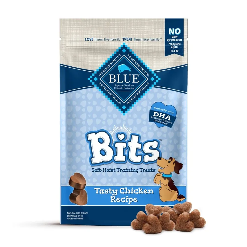Blue Buffalo - Blue Bits Dog Treats - Tasty Chicken Recipe - 11oz