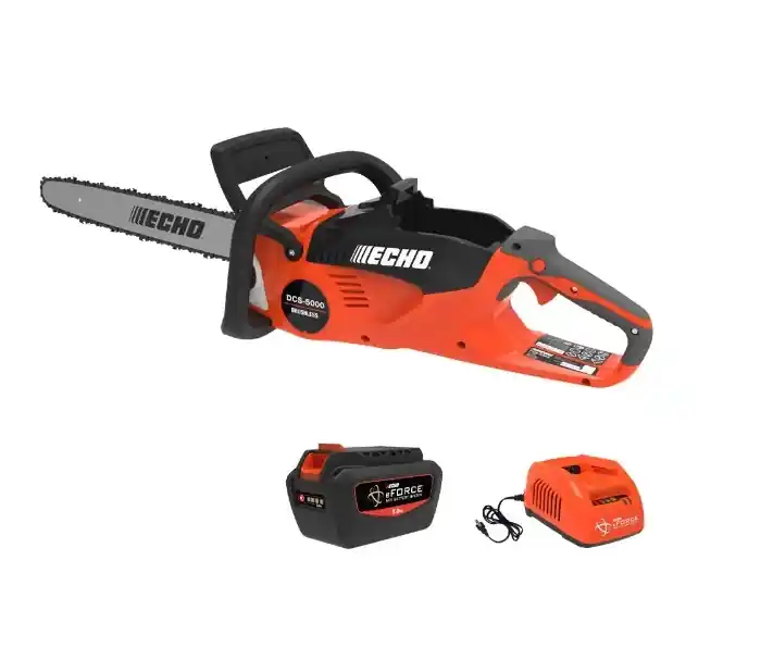 ECHO eFORCE 18 in. 56V Cordless Battery Chainsaw with 5.0Ah Battery and Charger