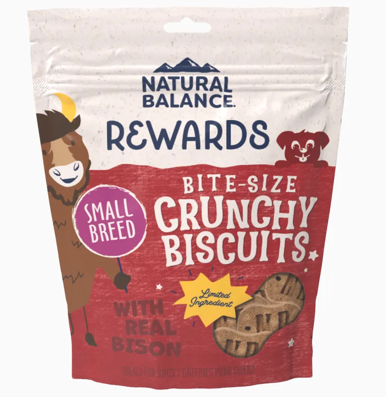 Natural Balance L.I.T. Limited Ingredient Treats Sweet Potato & Bison Formula Dog Treats, 8 oz