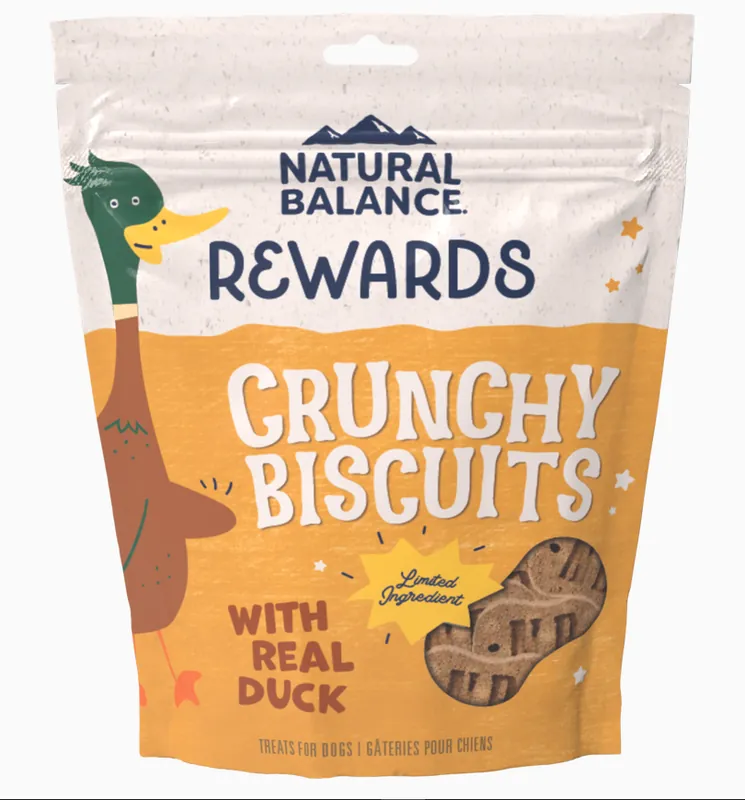 Natural Balance L.I.T. Limited Ingredient Treats Potato & Duck Formula Dog Treats, 14 oz
