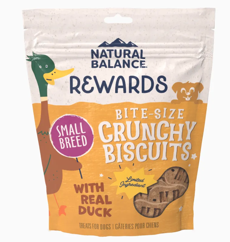 Natural Balance L.I.T. Limited Ingredient Treats Potato & Duck Formula Dog Treats, 8oz