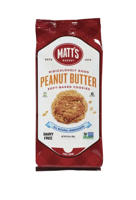 Matt‘s Bakery Peanut Butter Soft-Baked Cookies - 10.5 oz