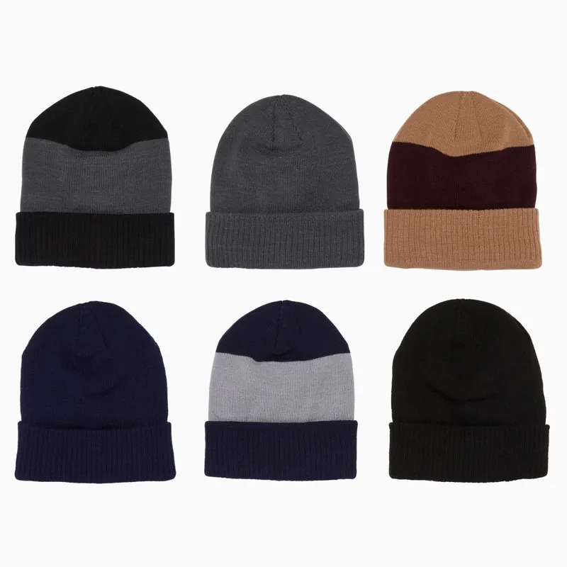 Kids Cuffed Sherpa Lined Hat - Assorted Colors