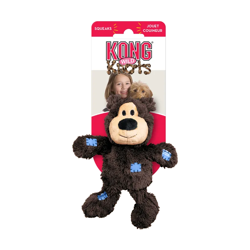 KONG Wild Knots Bear - Medium/Large Dog Toy