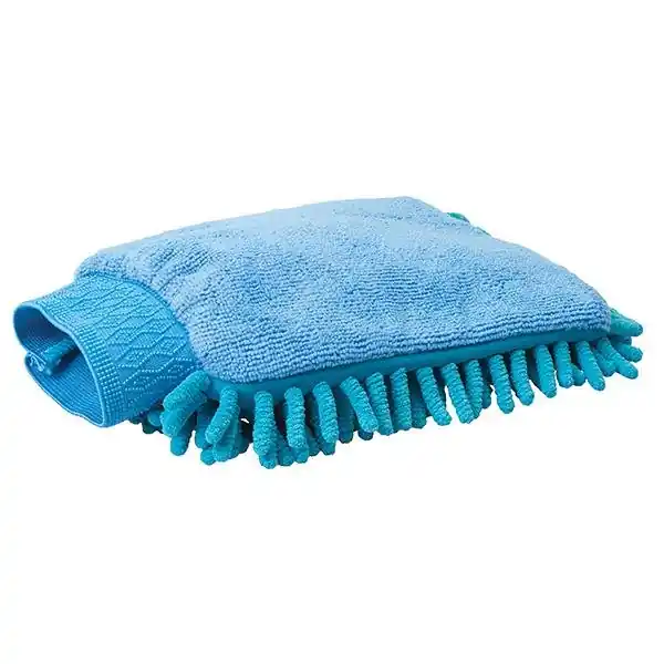 Weaver Scrubber Mitt With Microfiber Fingers