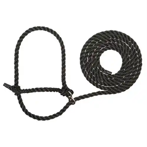Weaver Extra Long Breaking Halter - Black