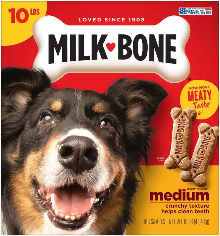 Milk-Bone Original Medium Biscuit Dog Treats - 10lbs