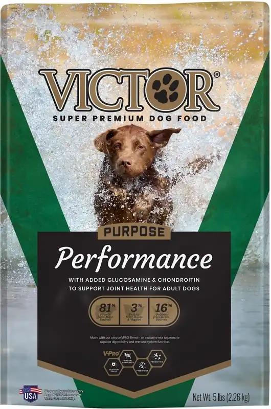 VICTOR Purpose Performance Formula Dry Dog Food - 5lbs