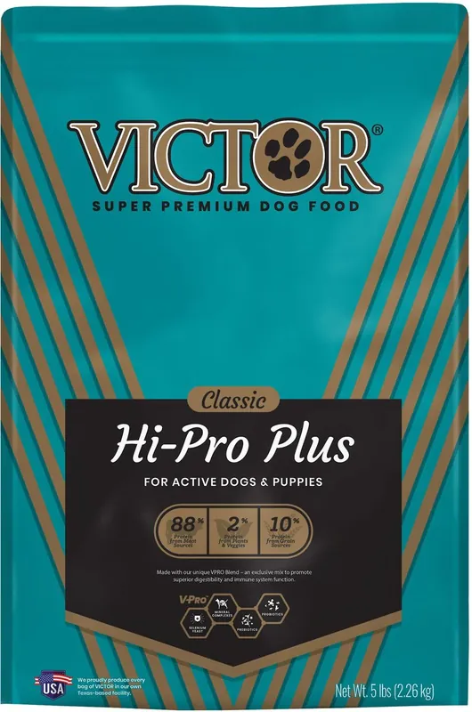 VICTOR Classic Hi-Pro Plus Formula Dry Dog Food - 15lbs