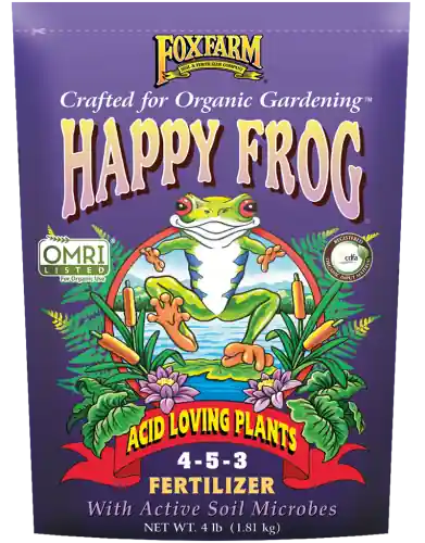 FoxFarm Happy Frog Acid Loving Plants Fertilizer, 4 lb Bag Nutrients