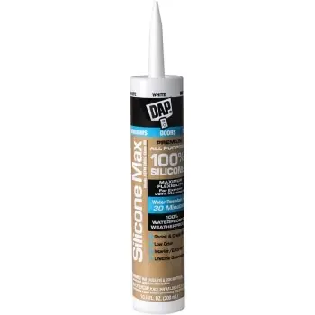 DAP Silicone Max Sealant - White 10.1 oz