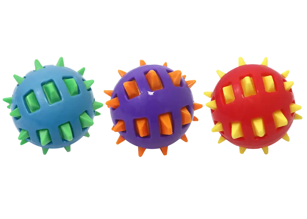 multipet 4.5" Spike TPR Balls Dog Toy