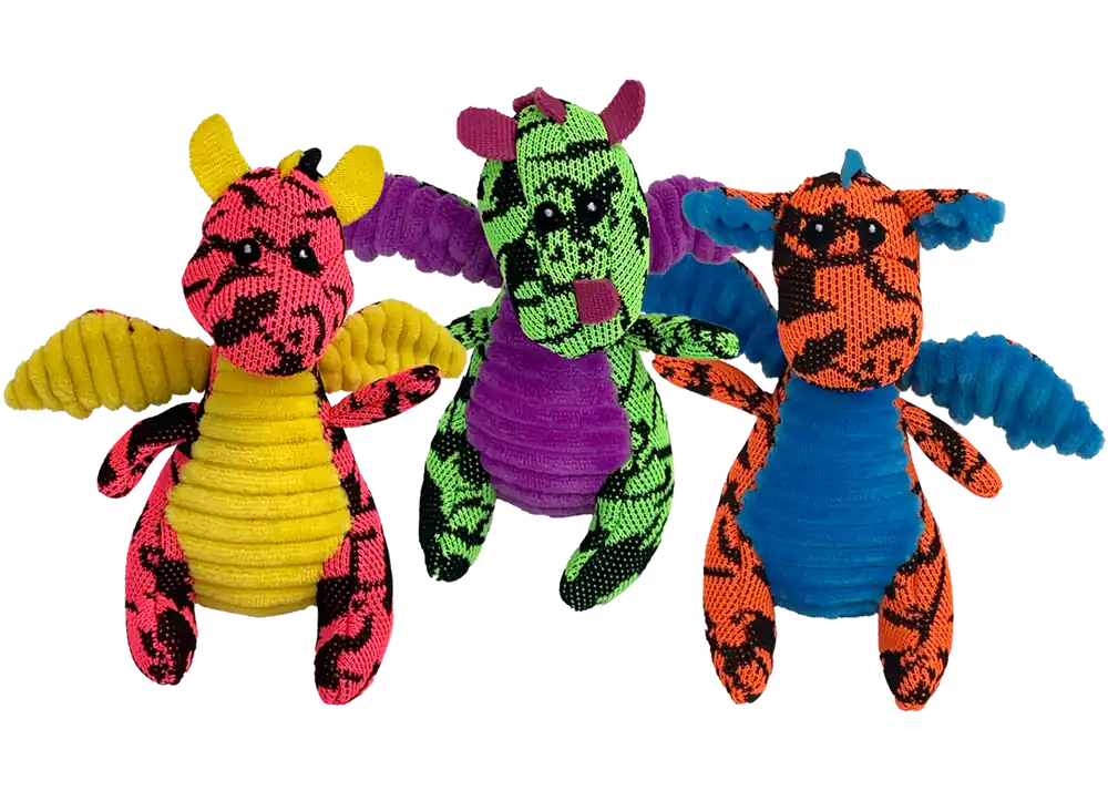 multipet 5" Mini Dragons Dog Toy