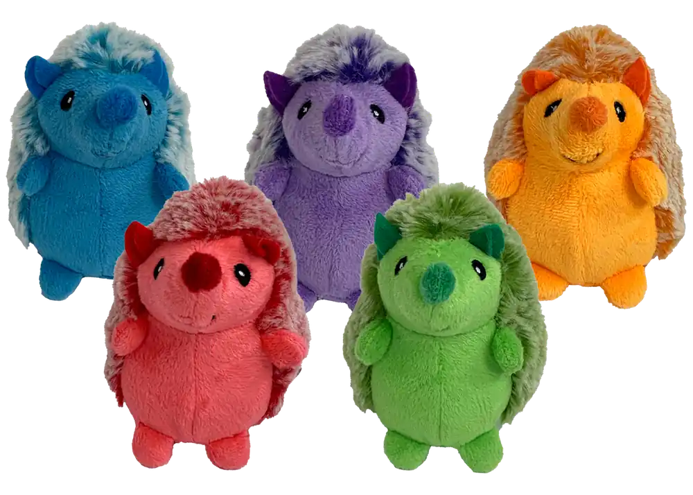 multipet 4" Mini Hedgehogs Dog Toy