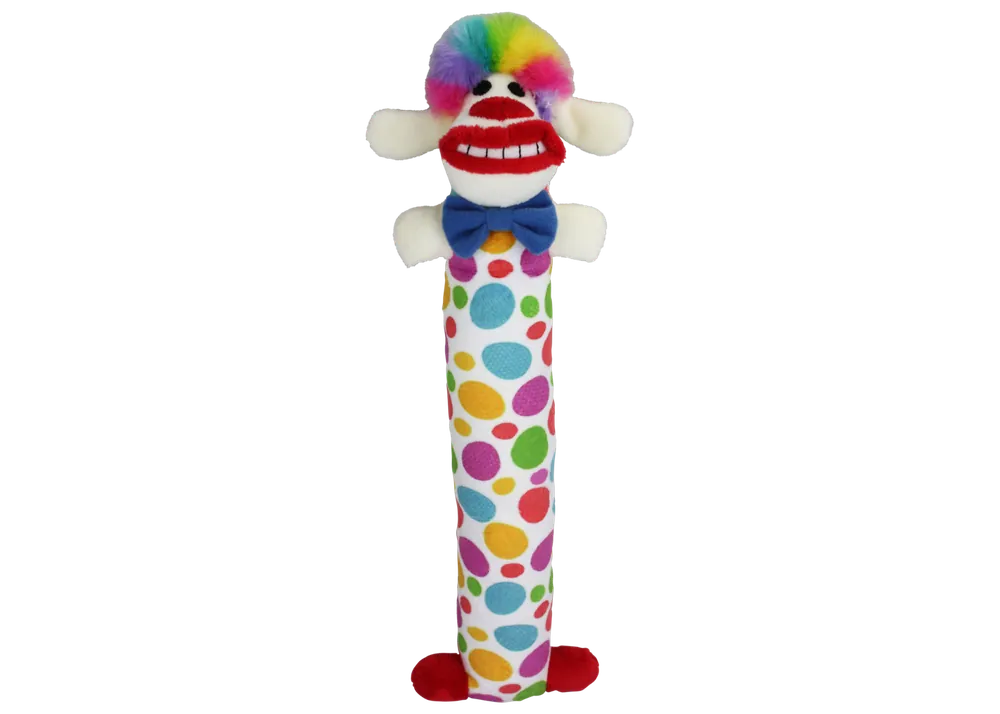multipet 12" Loofa® Clown Dog Toy
