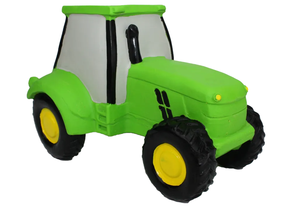 multipet 6" Latex Tractor Dog Toy