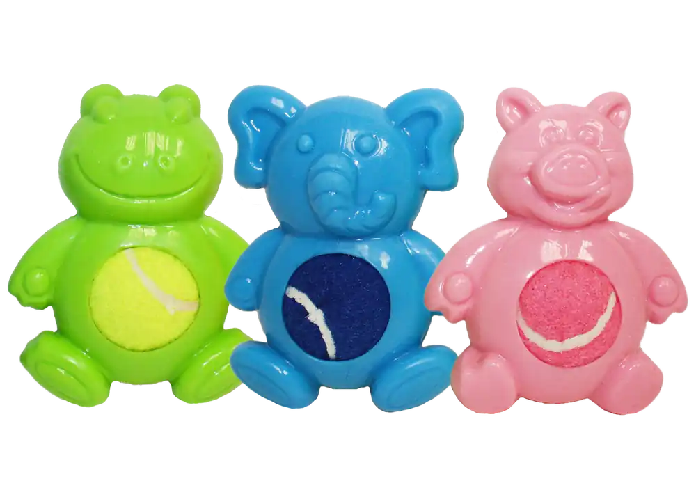 multipet 4" Tennis Tummies Dog Toy