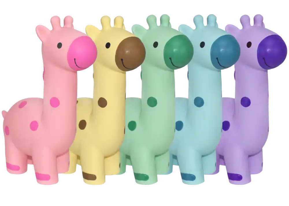 multipet 5" Latex Giraffes Dog Toy
