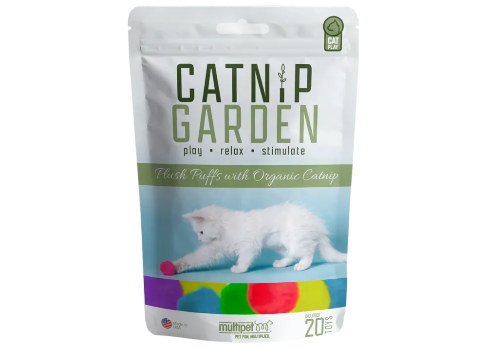 multipet Catnip Garden® Organic Catnip Puffs 20Ct