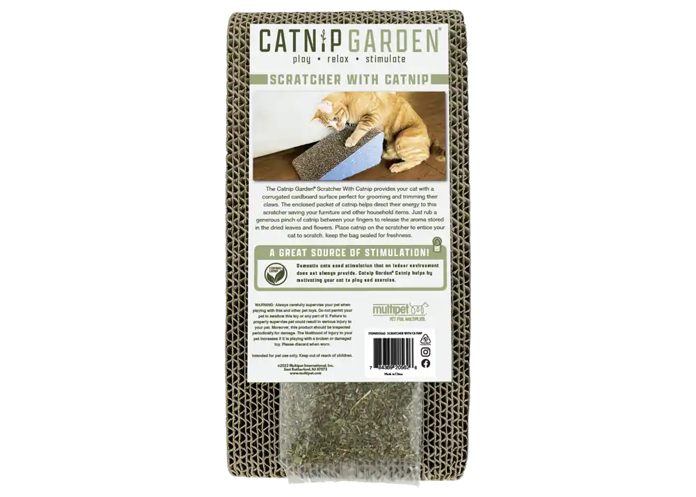 multipet Catnip Garden® Scratcher With Catnip