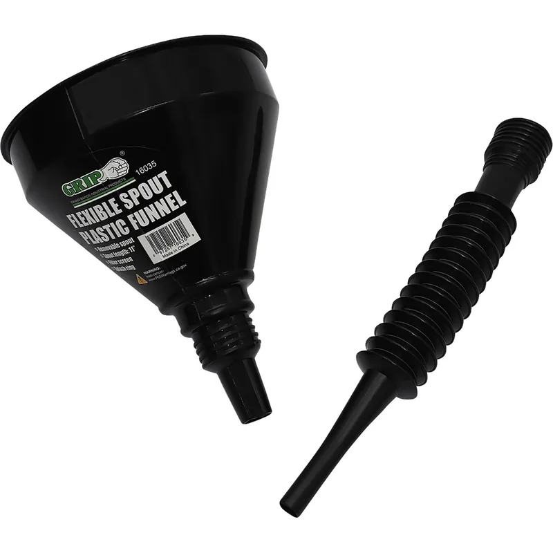 GRIP Plastic Funnel with Removable Spout