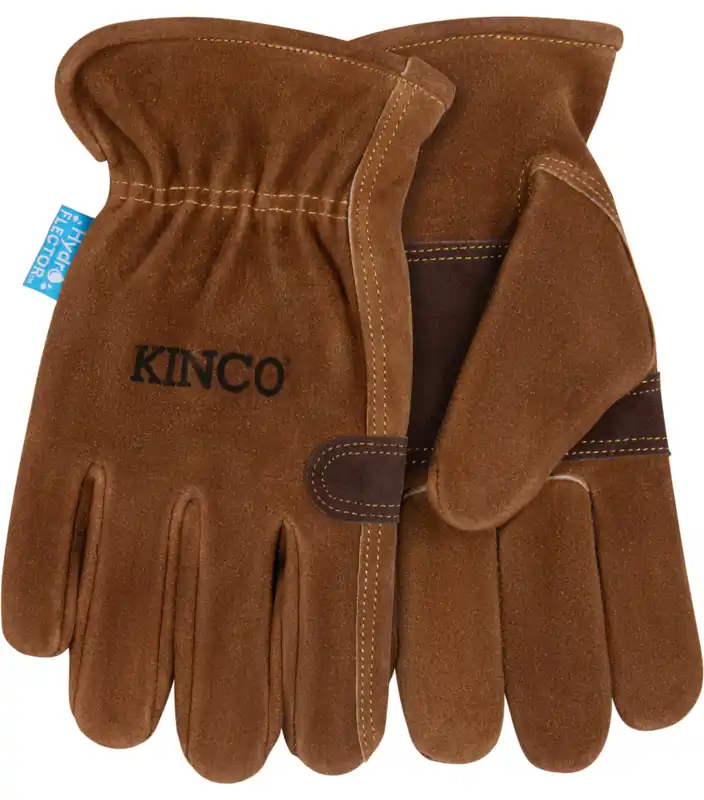 KincoPro HydroFlector™ Water-Resistant Premium Suede Cowhide Driver with Double-Palm