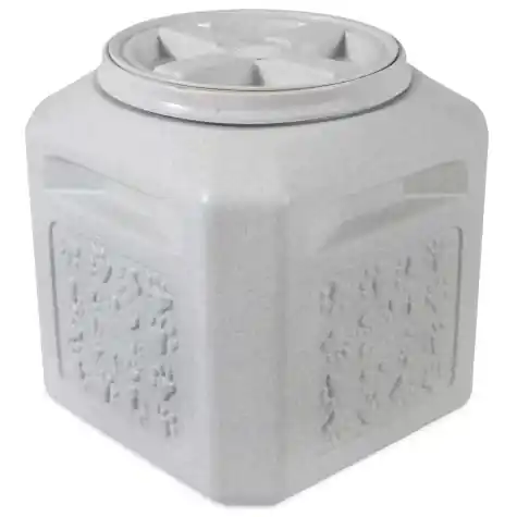 Petmate Vittles Vault Pawprint Outback Food Storage Container- 35 lbs Granite Stone