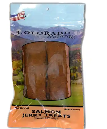 Colorado Pet Treats - Salmon Jerky 4 oz Dog Treats