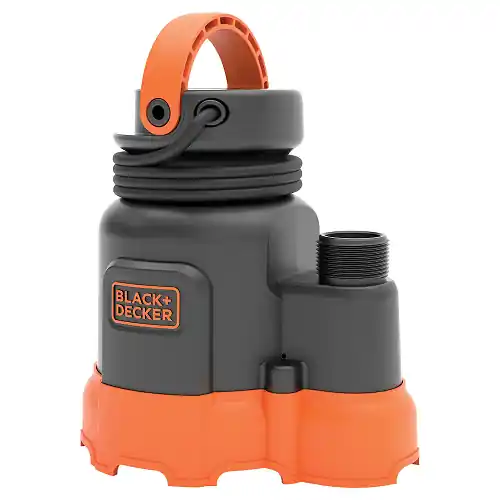 Black + Decker 1/3 HP Submersible Utility Water Pump
